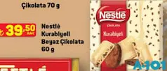 NESTLE KURABİYELİ BEYAZ ÇİKOLATA 60 G